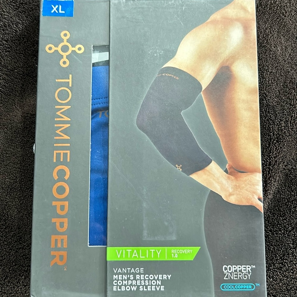 Tommie copper vitality new blue elbow sleeve size XL